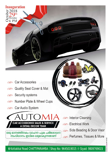 AUTOMIA CAR ACCESSORIES SALES AND SERVICE CHATTIPARAMBA